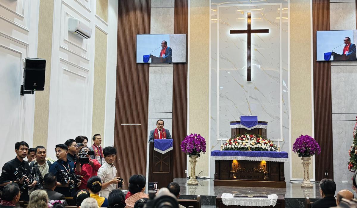 Umat Kristiani di Duren Sawit Happy Bisa Natalan di Gereja HKBP