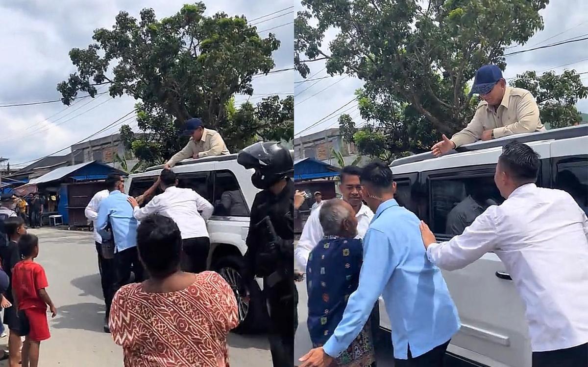 Langsung Hadang Mobil Kepresidenan, Curhat Pria di Langkat Bikin Prabowo Kaget: 
