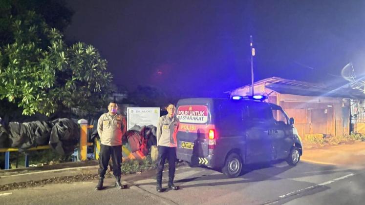 Aman! Begini Cara Polsek Mauk Tangerang Antisipasi 3C dan Balap Liar 