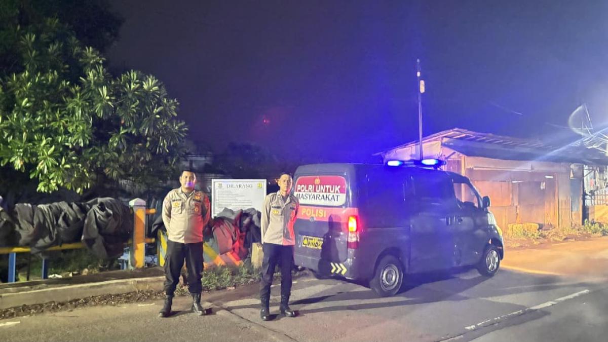 Aman! Begini Cara Polsek Mauk Tangerang Antisipasi 3C dan Balap Liar 