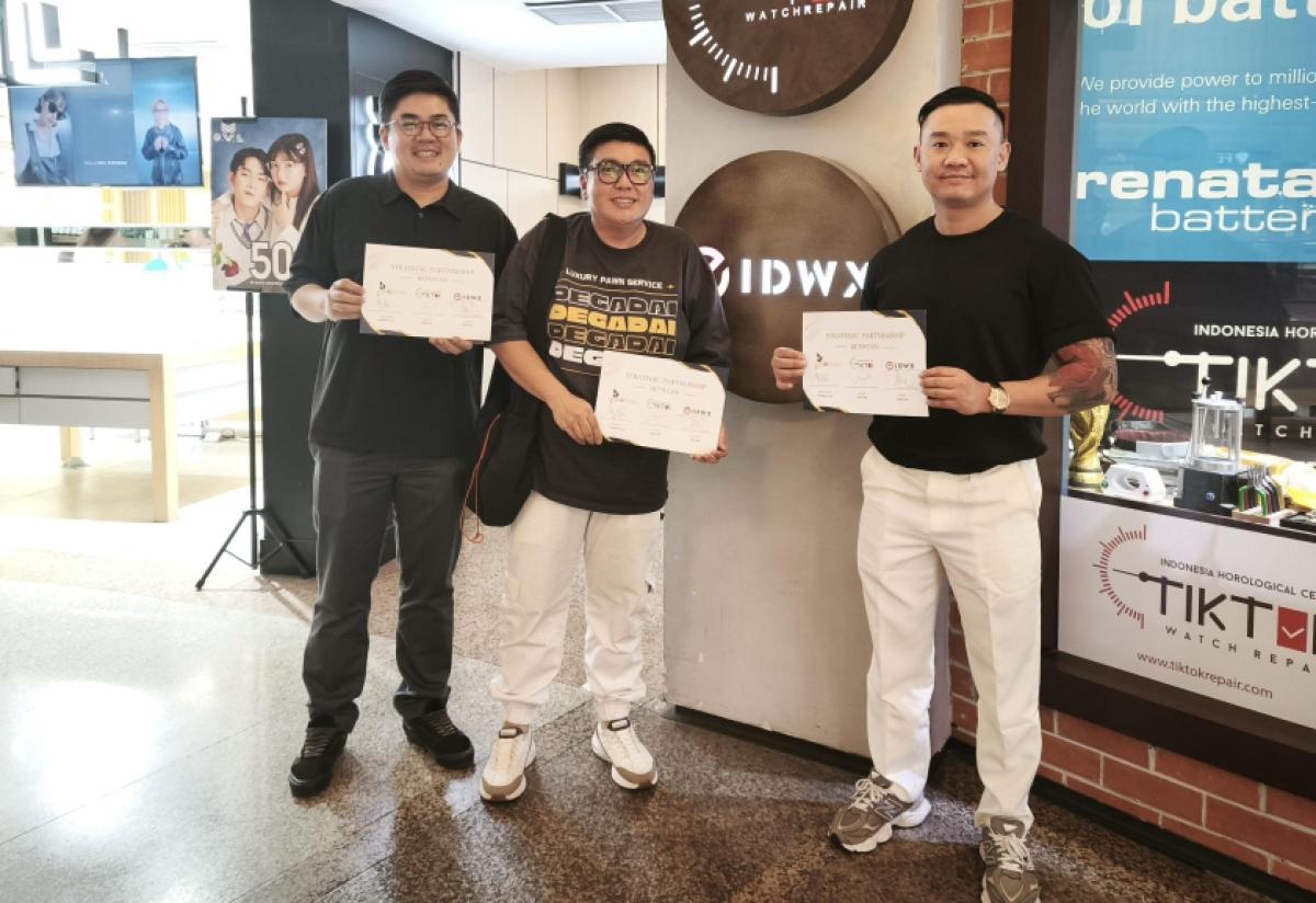 deGadai Kolaborasi dengan IDWX dan TikTok Watch Repairs, Hadirkan Layanan Gadai Jam Tangan Mewah di Gerai Ahli