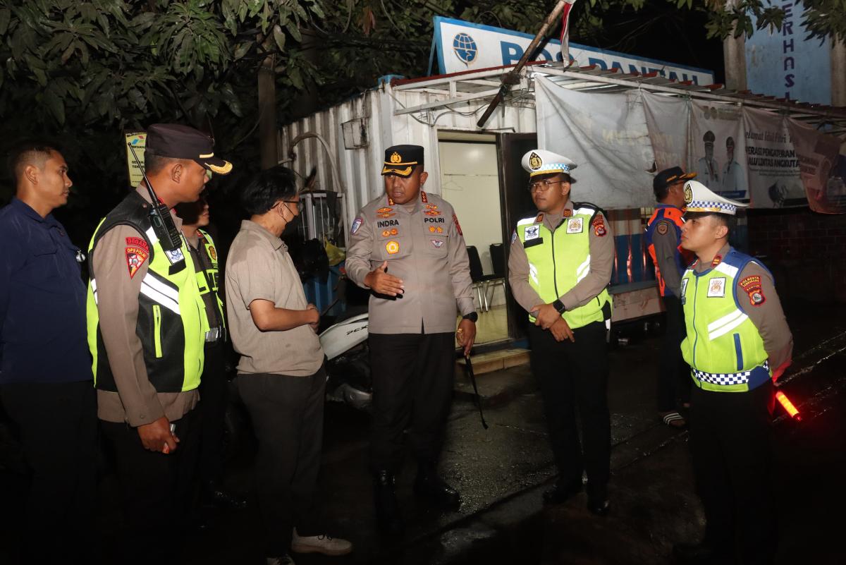 Kapolresta Tangerang Pimpin Pemantauan, 10 Truk Tanah Dihalau di Perbatasan Tangerang Serang 