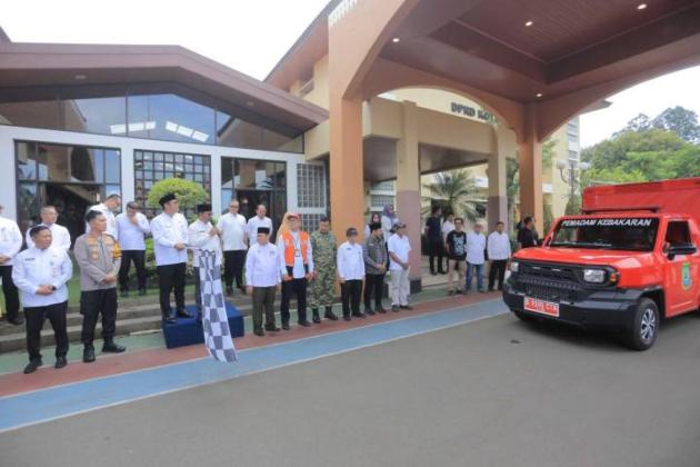 59 Personel Bantuan Bencana Tangerang Berangkat ke Sumatera, Bertugas 14 Hari 