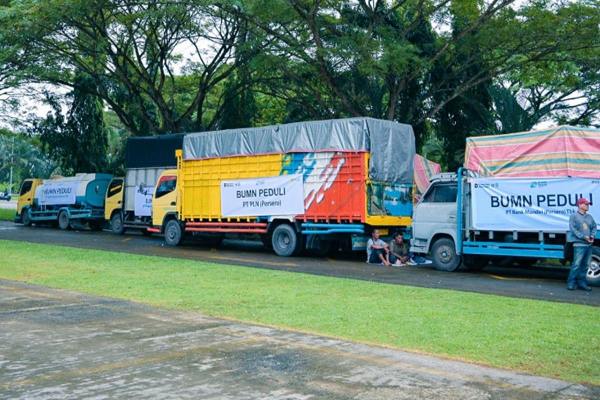 Danantara dan BUMN Kerahkan Ribuan Relawan untuk Pemulihan Banjir dan Longsor di Aceh