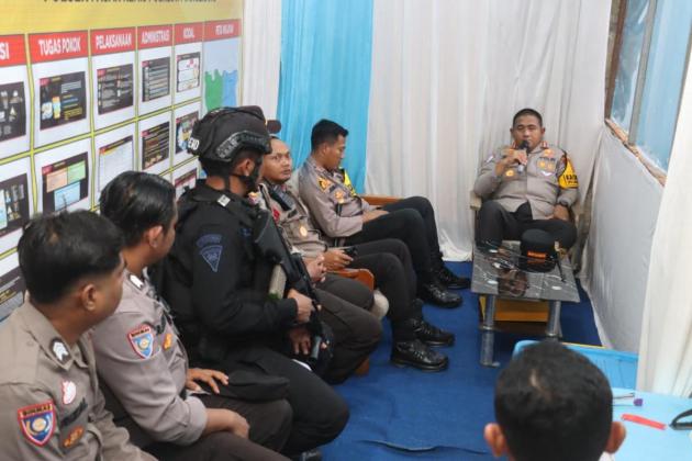 Hari Pertama Operasi Lilin Maung, Kapolresta Tangerang Cek Langsung Kesiapan Posko Nataru