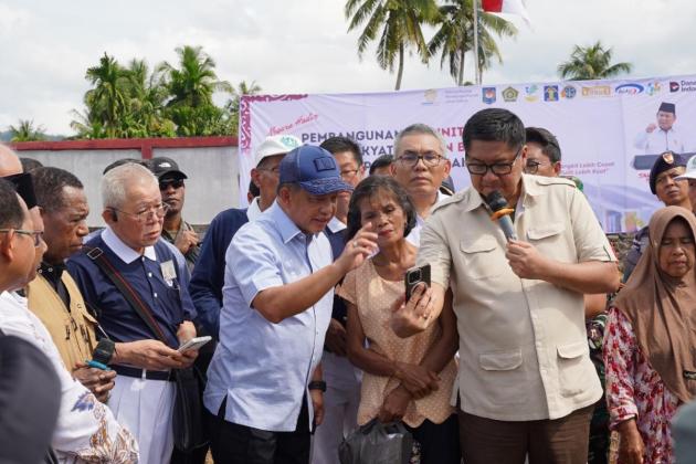 Mendagri dan Menteri PKP Mulai Bangun Hunian Tetap Warga Terdampak Bencana di Tapanuli Tengah