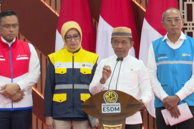 Bahlil Klaim Stok BBM, LPG, dan Listrik Nasional Aman Selama Nataru