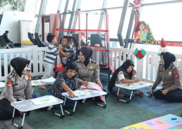 Libur Nataru, Polresta Bandara Soetta Hadirkan Pos Ramah Ibu dan Anak di Seluruh Terminal