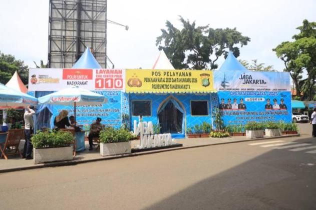 Operasi Lilin Jaya 2025, Polres Metro Tangerang Siapkan 7 Pos di Lokasi Strategis