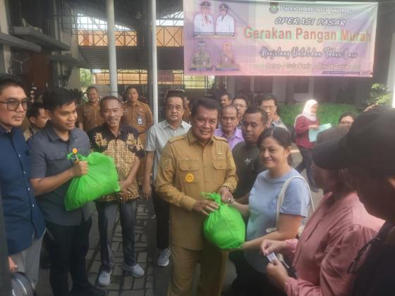 Gerakan Pangan Murah Membuat Suasana Nataru di Kabupaten Tangerang Kian Damai 