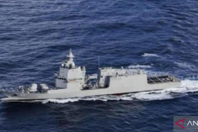 TNI AL Terima Kapal Perang Baru Buatan Italia KRI Prabu Siliwangi