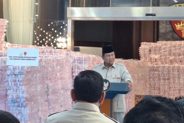 Prabowo Apresiasi Satgas PKH, 4 Juta Hektar Kawasan Hutan Berhasil Dikembalikan