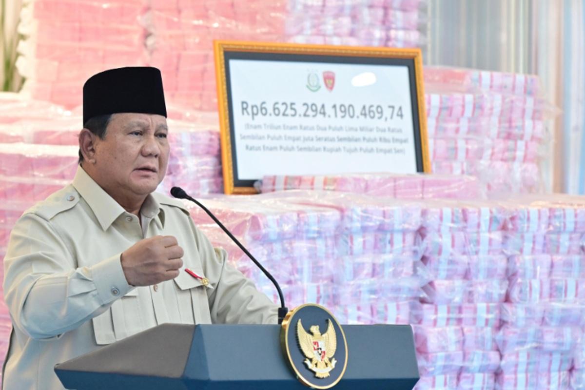 Prabowo: Rp6,6 Triliun Dana Negara Bisa Bangun 100 Ribu Hunian Korban Bencana