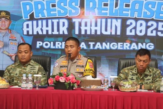 Rilis Akhir Tahun 2025 Polresta Tangerang: Angka Kriminalitas Disebut Turun 16,6 Persen