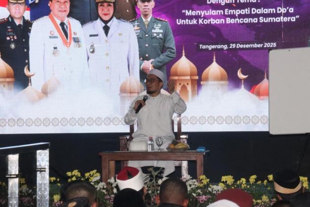 Ustaz Adi Hidayat Ceramah di Tangerang: Bencana Terjadi Bisa Karena Ulah Manusia!