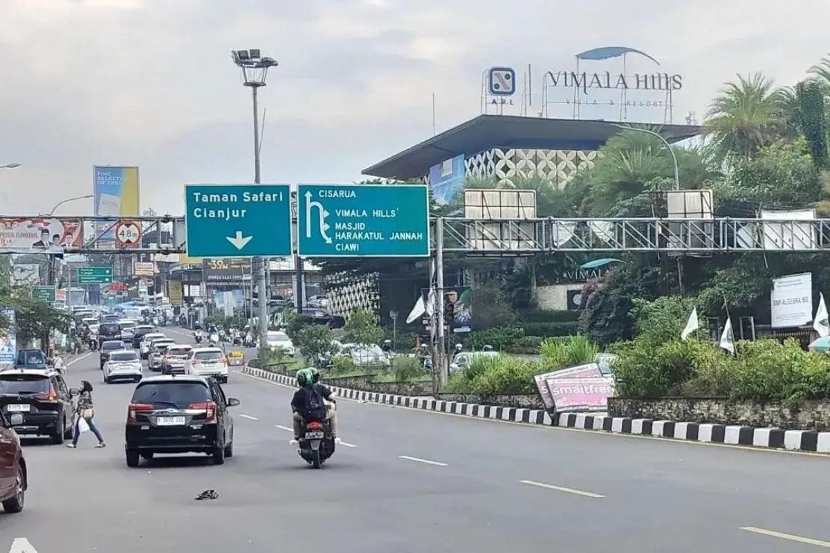 Catat Jamnya !! Akses Jalanan Puncak Ditutup Saat Malam Tahun Baru
