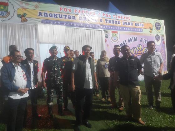 Forkopimda Pantau Malam Tahun Baru 2026, Situasi Tangerang Kondusif dan Tertib 