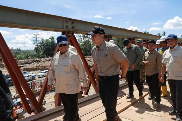 Ekonomi Tapanuli Bakal Melesat! Presiden Prabowo dan Menko AHY Resmikan Jembatan Bailey Sungai Garoga