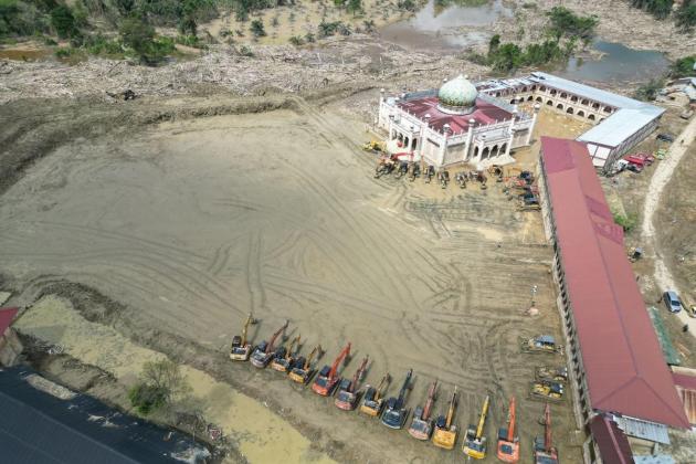 Kondisi Terbaru Ponpes Darul Mukhlisin, Lingkungan Pesantren Kini Bersih dari Material Kayu Banjir