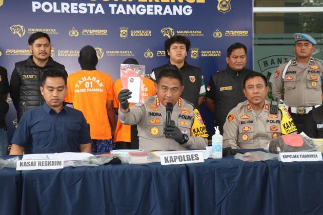 Pelaku Bunuh Teman Karena Hutang Rp1,4 Juta di Tangerang Terancam Pidana Seumur Hidup