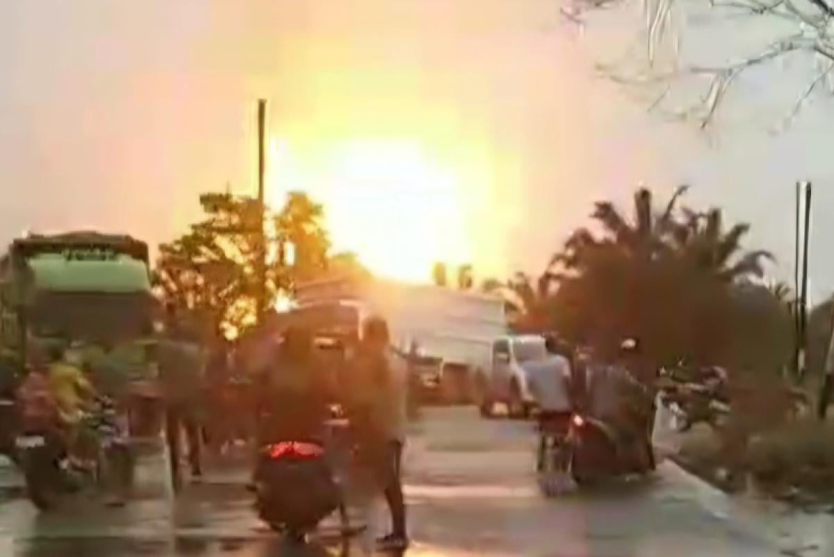 Api Menjulang dari Pipa Gas PT TGI, Jalur Strategis Jambi–Riau Disterilkan