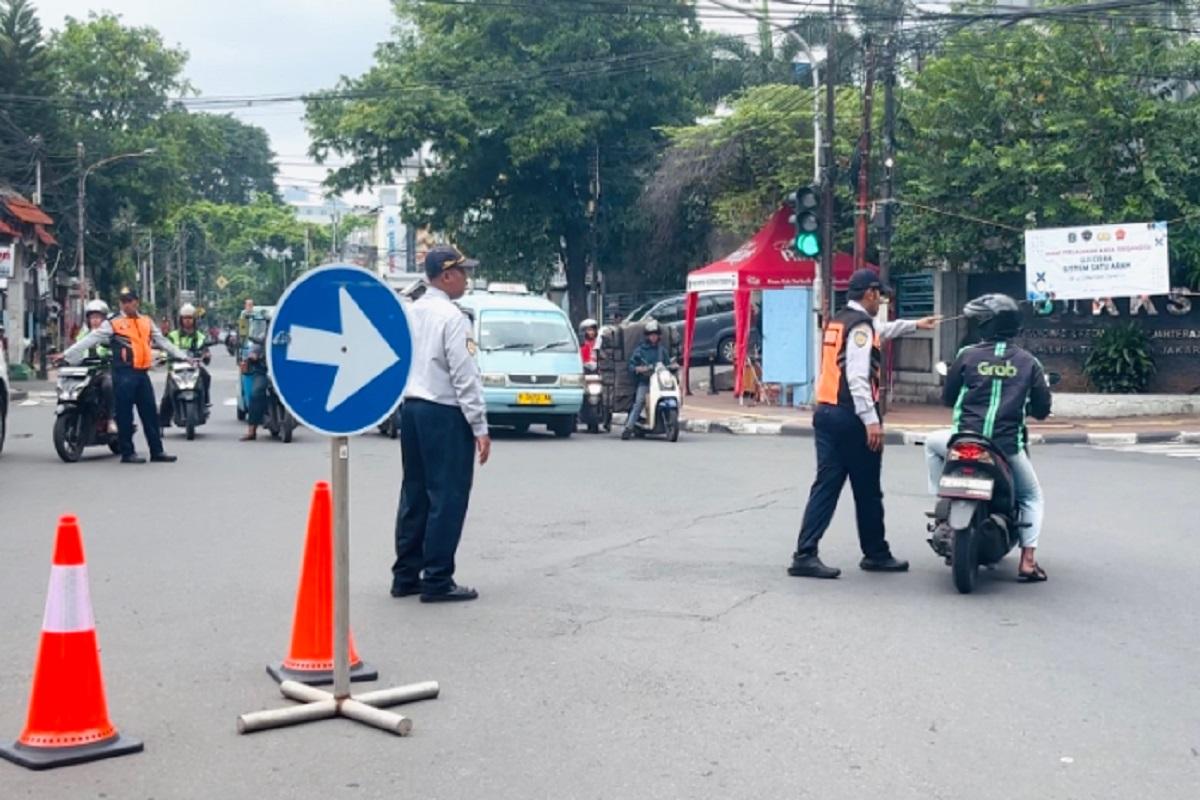 Dishub Jakarta Uji Coba Sistem Satu Arah di Jalan Salemba Tengah Selama 2 Pekan