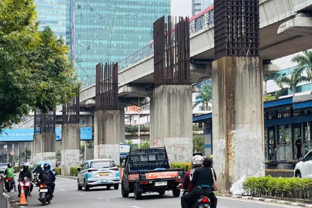 Tiang Monorel Mangkrak di Rasuna Said Bakal Dibongkar, Gubernur DKI Minta Dipercepat