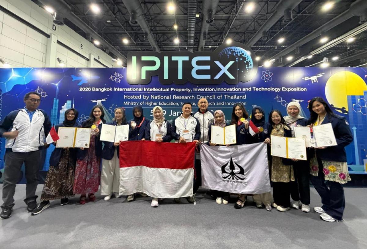 Tim IoT Universitas Trisakti Borong 3 Emas di Ajang Inovasi Internasional Thailand