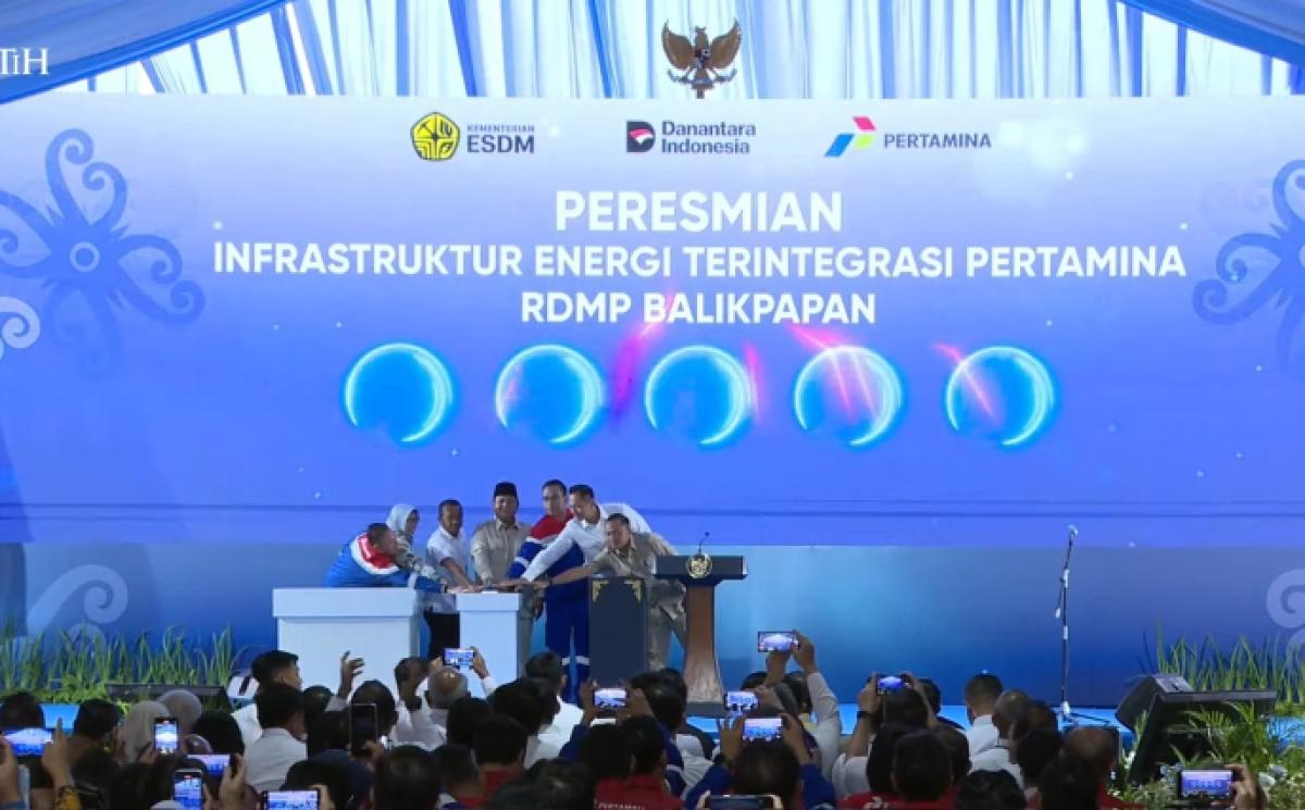 Prabowo Resmikan RDMP Balikpapan, Kilang Terbesar Indonesia Resmi Beroperasi