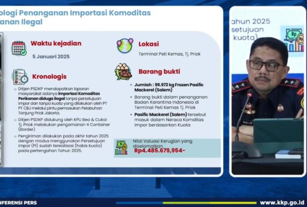 Gagalkan 100 Ton Ikan Salem Ilegal, KKP Klaim Selamatkan Rp4,48 Miliar