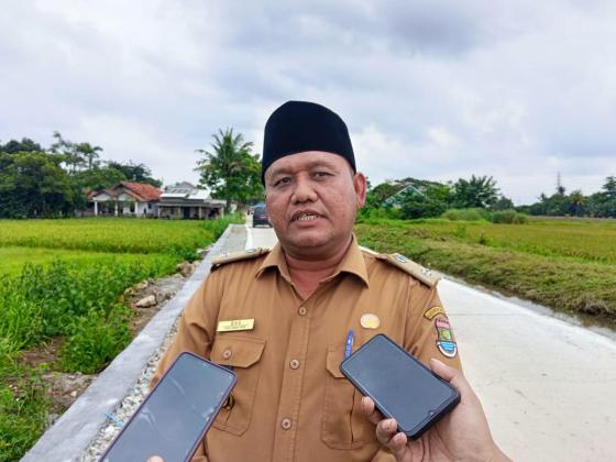 Kades Badak Anom Apresiasi Pembangunan Jalan Bang Andra