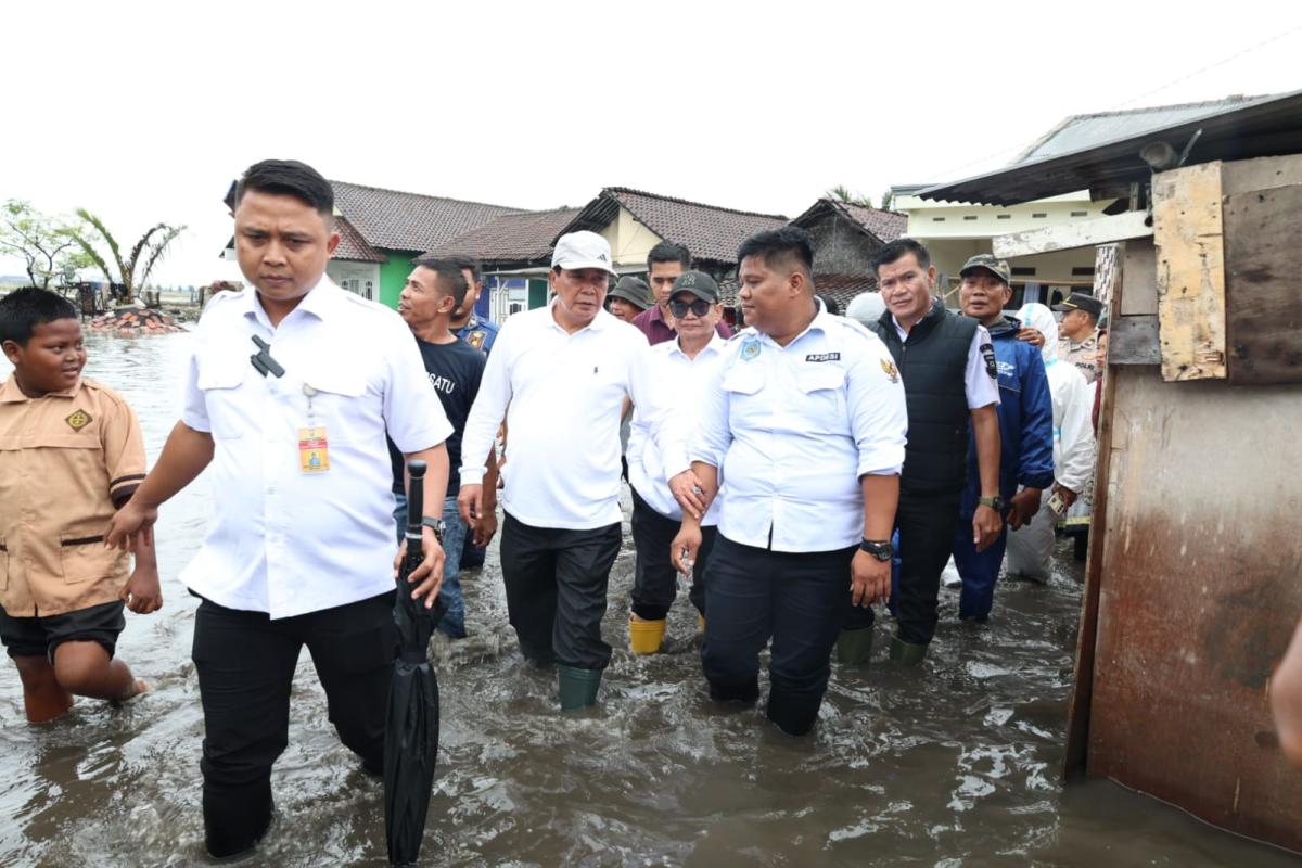Respons Cepat! Bupati Tangerang Tinjau Banjir Desa Lemo dan Bakal Panggil Pengembang