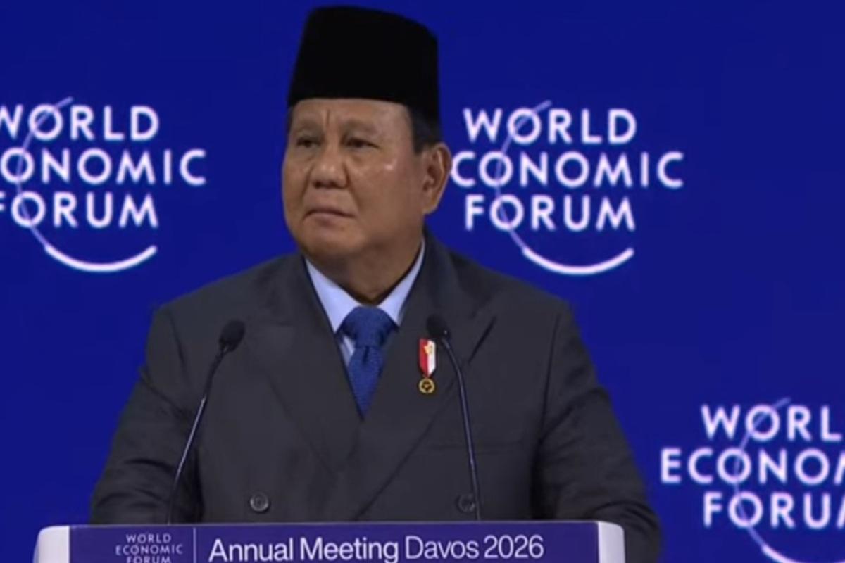 Prabowo di WEF Davos 2026 Sentil Pengusaha Rakus: Pemerintahannya Tak Bisa Disuap