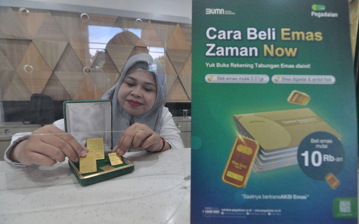 Harga Emas Galeri24 & UBS di Pegadaian Melonjak, Termahal Tembus Rp2,9 Juta per Gram