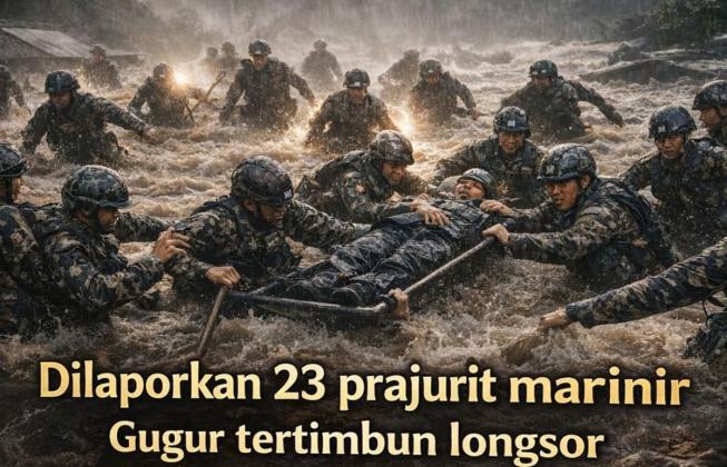 BUKAN PRAJURIT BIASA! Rekam Jejak Batalyon Infanteri 9 Marinir Sebelum Tragedi Longsor Cisarua Menjemput