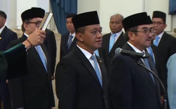 Bahlil Dilantik Jadi Ketua Harian Dewan Energi Nasional Bersama 7 Menteri