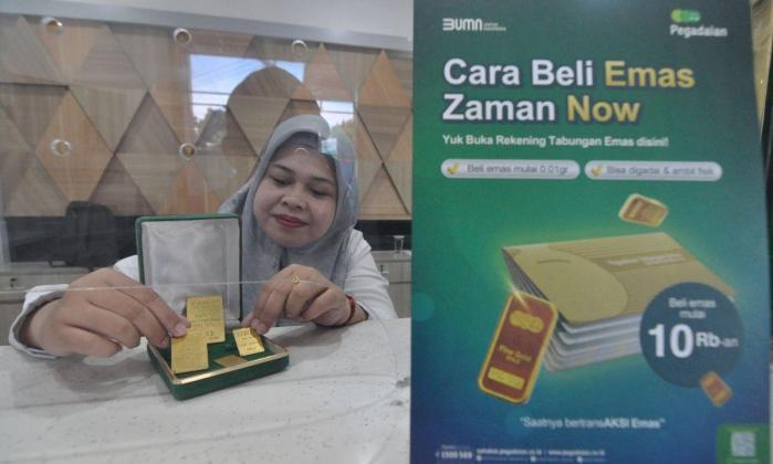 Harga Emas Pegadaian Hari Ini Bergerak Tipis, Galeri24 Stabil dan UBS Turun Rp1.000