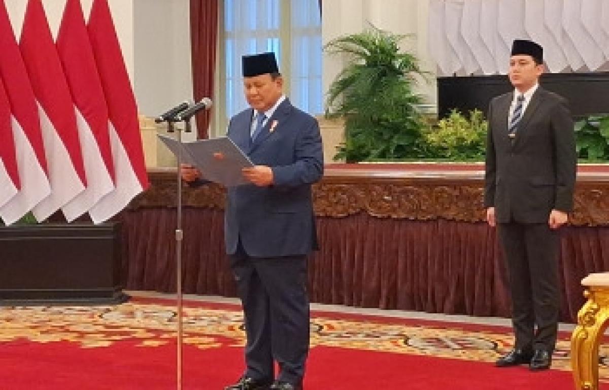 Prabowo Lantik Anggota Dewan Energi Nasional Hari Ini