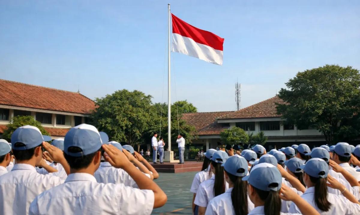 PELAJAR WAJIB TAHU! Aturan Upacara Bendera 2026 di Sekolah Berubah: Ada Ikrar Pelajar & Nyanyi Rukun Sama Teman