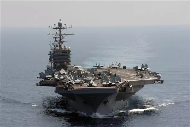 Jet Tempur AS Tembak Jatuh Drone Iran yang Dekati Kapal Induk USS Abraham Lincoln