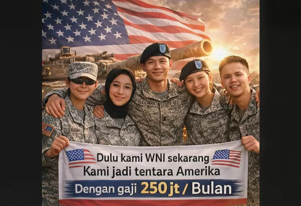 ORANG INDONESIA YANG JADI TENTARA AMERIKA: Gaji Rp250 Juta per Bulan Setara Direktur di Indonesia