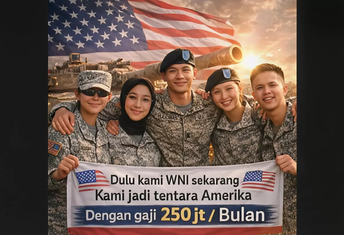 ORANG INDONESIA YANG JADI TENTARA AMERIKA: Gaji Rp250 Juta per Bulan Setara Direktur di Indonesia
