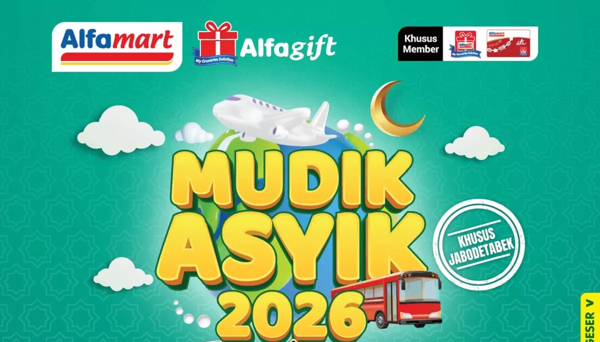 Alfamart Gelar Mudik Asyik 2026: Simak Cara Dapat Tiket Bus dan Pesawat Gratis!