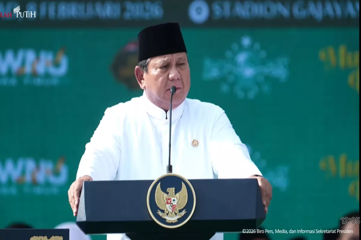 Di Tengah NU, Prabowo Mengaku Makin Berani Bela Rakyat