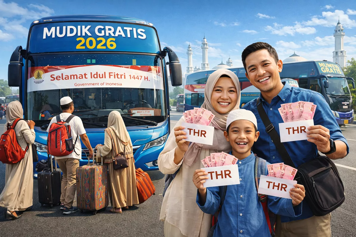 Daftar 13 Program Mudik Gratis Lebaran 2026 Plus THR, Lengkap Jadwal, Cara Daftar dan Link Pendaftaran