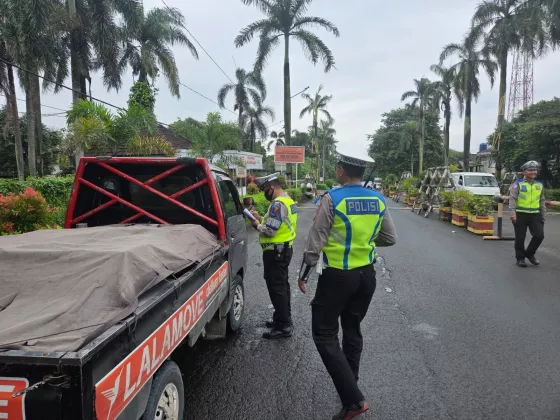 Operasi Keselamatan Maung 2026, Satlantas Polresta Tangerang Tegur Ratusan Pengendara 
