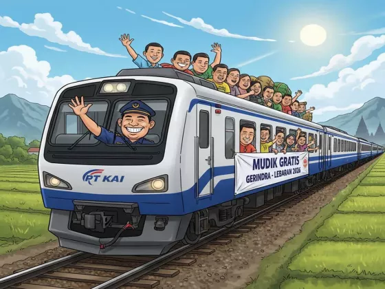 Perantau Merapat! Gerindra Buka Mudik Gratis 2026: Ada Kereta Api ke Jogja dan Bus ke Sumatera Barat