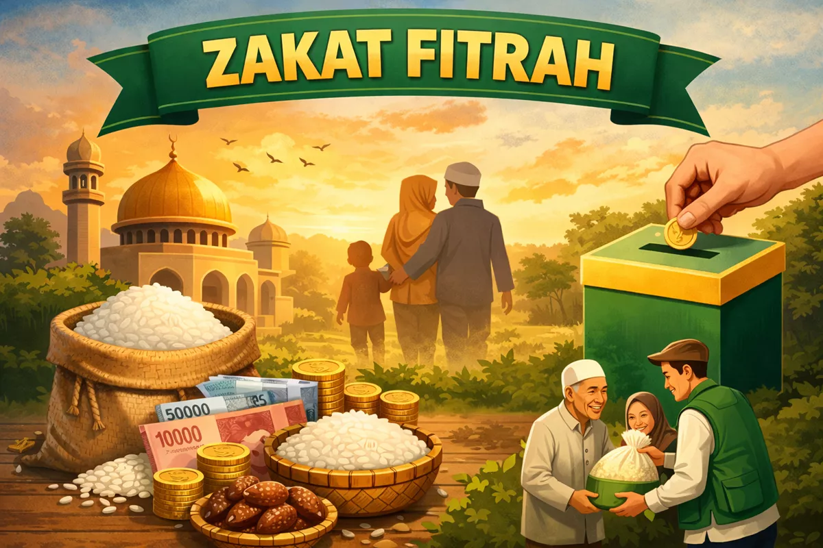 BAZNAS Tetapkan Zakat Fitrah 2026 Rp50 Ribu per Jiwa dan Fidyah Rp65 Ribu per Hari, Ini Ketentuan Lengkapnya