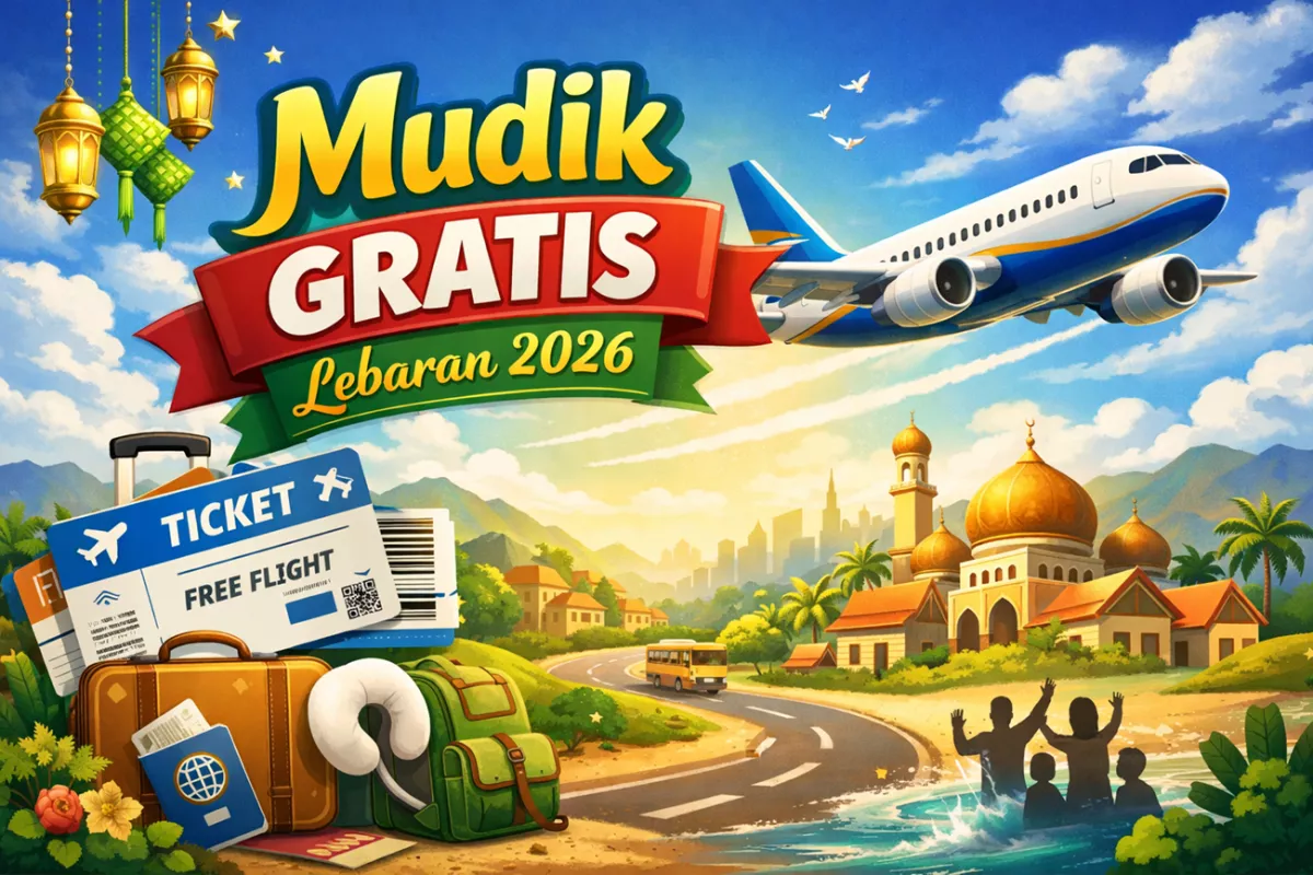 Tersedia Tiket Pesawat Mudik Gratis Lebaran 2026, Ini Cara dan Syarat Mendapatkannya!