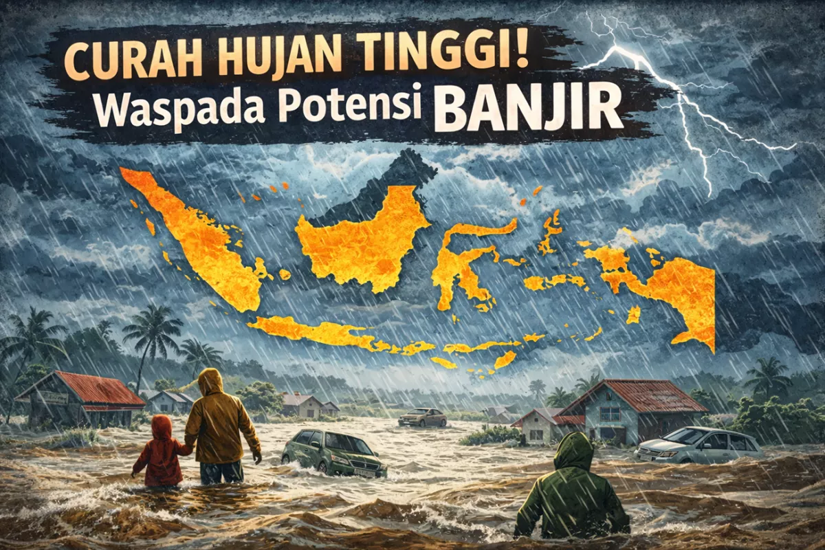 Monsun Asia Makin Kuat di Indonesia, Waspada Hujan Lebat dan Banjir